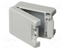 Enclosure: multipurpose; X: 86mm; Y: 121mm; Z: 60mm; BOCUBE ALU; grey