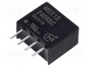 Isolated Board Mount DC/DC Converter, 1kV Isolation, ITE, 1 Output, 1 W, 9 V, 111 mA