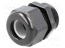 Cable gland; PG21; IP68; Mat: polyamide; black; UL94V-0