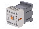 Contactor: 3-pole; NO x3; Auxiliary contacts: NO; 24VDC; 16A; IP20