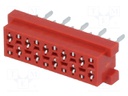 Socket; wire-board; female; PIN: 10; THT; on PCBs; 30V; 1A; -40÷105°C