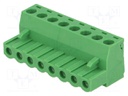Pluggable terminal block; Contacts ph: 5.08mm; ways: 8; straight