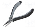 Pliers; straight,half-rounded nose; ESD; 130mm