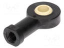 Ball joint; Øhole: 10mm; Thread: M10; Mat: igumid G; Pitch: 1,5