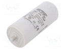 Capacitor: motors, run; 25uF; 475VAC; Ø40x92mm; -25÷85°C; ±5%