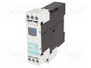 Module: current monitoring relay; AC/DC current; 24÷240VAC; DIN