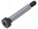 Shoulder screw; Mat: steel; Thread len: 9.5mm; Thread: M5; ISO: 7379