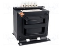 Transformer: mains; 160VA; 400VAC; 42V; Leads: terminal block; IP00