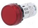 LED Panel Mount Indicator, Red, 24 V, 22 mm, 20 mA, IP65