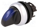 Switch: rotary; Stabl.pos: 2; 22mm; blue; Illumin: M22-FLED,M22-LED