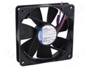 Fan: DC; axial; 119x119x25mm; 140m3/h; 38dBA; ball bearing; 2400rpm