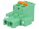 Pluggable terminal block; 5.08mm; ways: 2; angled 90°; plug; 320V