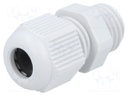 Cable gland; M12; IP68; Mat: polyamide