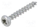 Screw; SPAX®; 3,5x25; Head: cheese head; Pozidriv; steel; zinc