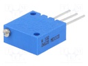 Potentiometer: mounting; vertical,multiturn; 1kΩ; 0.75W; ±10%