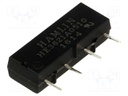 Relay: reed; SPST-NO; Ucoil: 5VDC; 500mA; max.200VDC; 10W; PCB; SIL