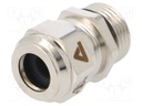 Cable gland; M20; IP68; Mat: brass; Body plating: nickel