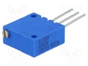 Potentiometer: mounting; vertical,multiturn; 20kΩ; 0.75W; ±10%