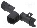 Cable clamp; DT; female; PIN: 2; straight; Works with: DT06-2S