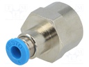 Push-in fitting; threaded,straight; G 1/4"; inside; -0.95÷6bar