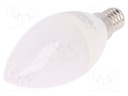 LED lamp; warm white; E14; 230VAC; 240lm; 3W; 160°