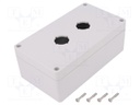 Enclosure: for remote controller; X: 90mm; Y: 160mm; Z: 60mm; IP66