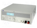 Power supply: programmable laboratory; Channels: 1; 0÷60VDC