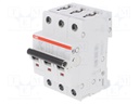 Circuit breaker; 400VAC; Inom: 16A; Poles: 3; DIN; Charact: B; 6kA