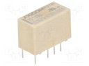 Relay: electromagnetic; DPDT; Ucoil: 12VDC; 0.5A/125VAC; 2A/30VDC