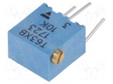 Potentiometer: mounting; multiturn; 10kΩ; 250mW; ±10%; linear