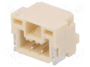 Socket; wire-board; male; GH; 1.25mm; PIN: 2; SMT; 50V; 1A; vertical