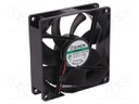 Fan: DC; axial; 12VDC; 92x92x25mm; 87.04m3/h; 34dBA; Vapo; 3000rpm