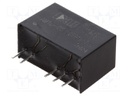 Converter: DC/DC; 1W; Uin: 4.5÷5.5V; Uout: 12VDC; Uout2: -12VDC; SIP7