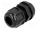 Cable gland; PG13,5; IP68; Mat: polyamide; black; UL94V-2