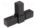 Mounting coupler; for profiles; Mat: polyamide; -30÷100°C; I: 77mm