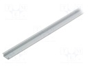 Profiles for LED modules; recessed; white; L: 2m; aluminium