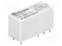 Relay: electromagnetic; DPDT; Ucoil: 12VDC; 8A/250VAC; 8A/30VDC