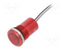 Switch: capacitive; Pos: 2; SPST-NC; 0.01A/12VDC; IP68; ON-OFF; 20mΩ