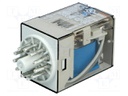 Relay: electromagnetic; 3PDT; Ucoil: 48VDC; 10A/250VAC; 10A/30VDC