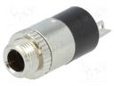 Socket; Jack 3,5mm; female; stereo; ways: 3; straight; soldering