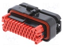 Connector: automotive; AMPSEAL; plug; female; PIN: 35; IP6K9K