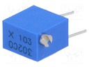 Potentiometer: mounting; vertical,multiturn; 10kΩ; 250mW; ±10%