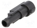 Connector: wire-wire; Superseal 1.5; plug; male; PIN: 1; IP67; 24VDC