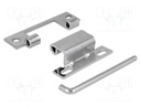 Hinge; Width: 25mm; zinc-plated steel; H: 90mm