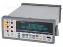 Benchtop multimeter; 2x VFD 6,5 digit; Sampling: 1000x/s