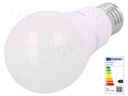 LED lamp; neutral white; E27; 230VAC; 1521lm; 14W; 4000K; CRImin: 80