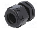 Cable gland; Mat: polyamide; black