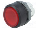 Switch: push-button; Stabl.pos: 2; 22mm; red; Illumin: MLB-1; IP66