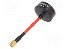 Antenna; black; 12g; SMA; 5.8GHz; 35x105mm; 50Ω; Antenna: WiFi; 3dBi