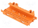 Mounting clamp; 221; DIN rail; orange